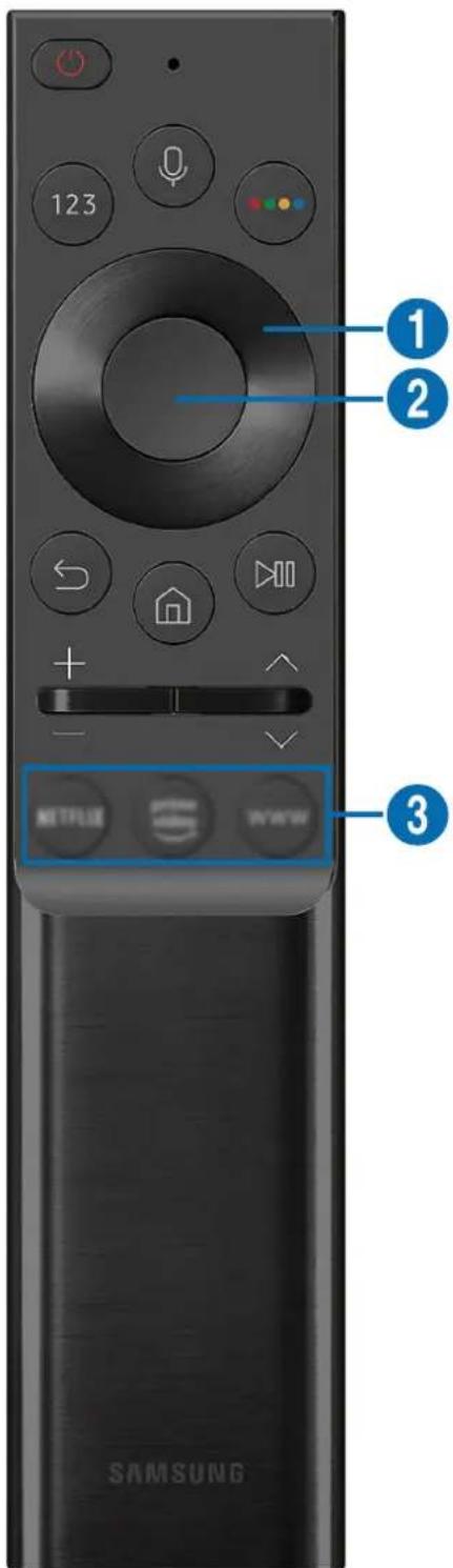 SAMSUNG QA85Q70AAK - About the Samsung Smart Remote (AU8 Series) - 1