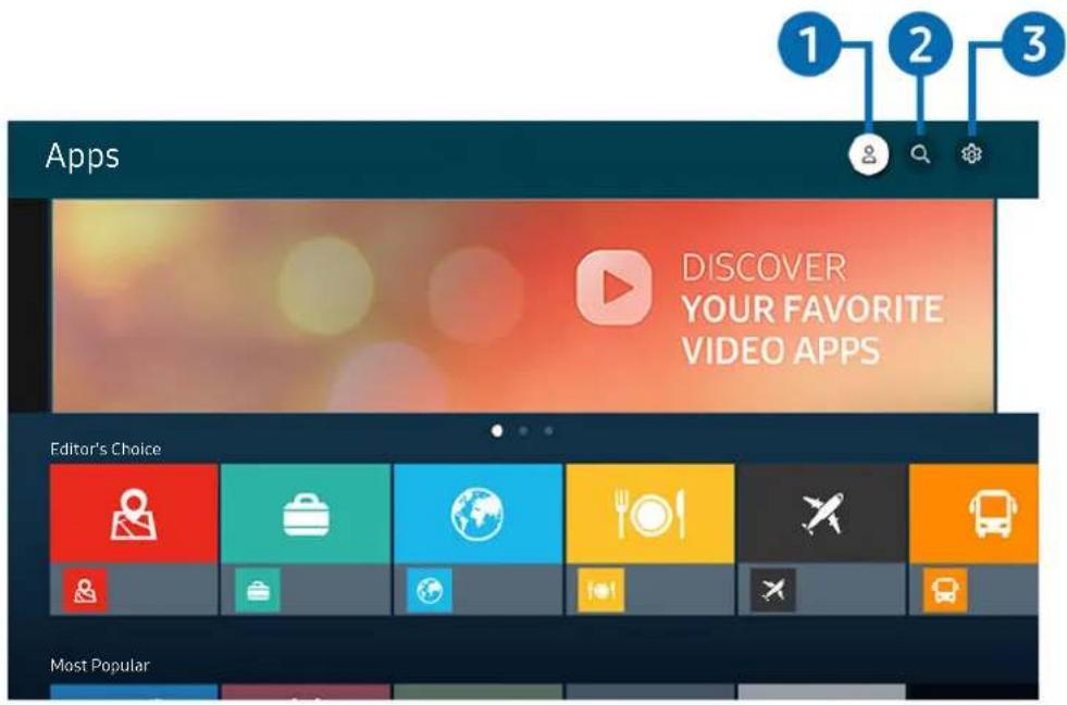 SAMSUNG QA65Q70TAK - > Apps - 1