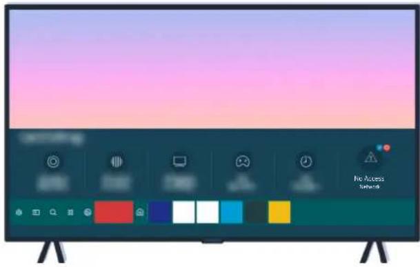 SAMSUNG QA65Q70TAK - When the TV can't connect to the Internet - 1
