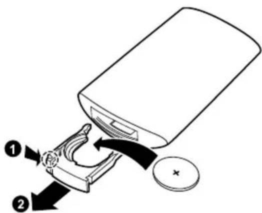 Diagram of a device with labeled parts, showing a switch and directional arrows indicating movement or operation.