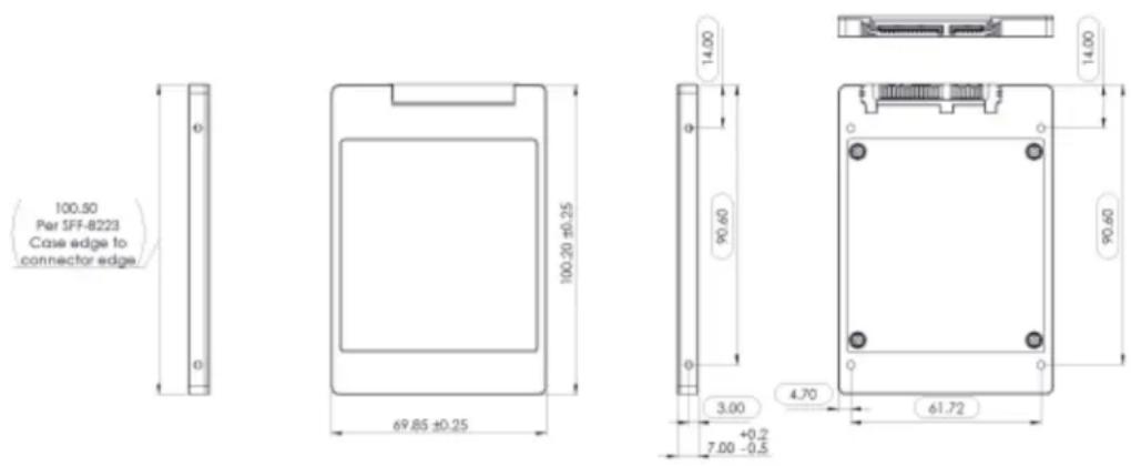 WESTERN DIGITAL Blue WDS500G2B0A - Parameter Specification - 1