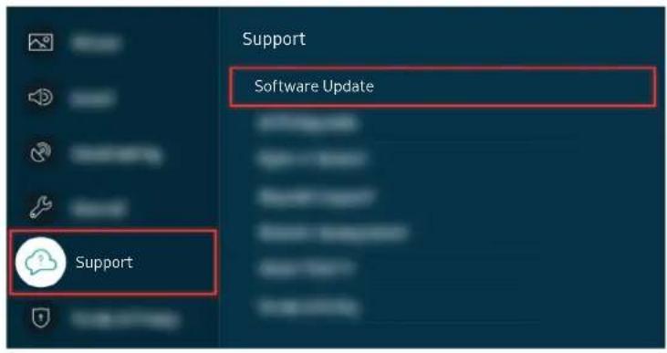 SAMSUNG UA75AU7700K - Updating to the latest TV's software - 2