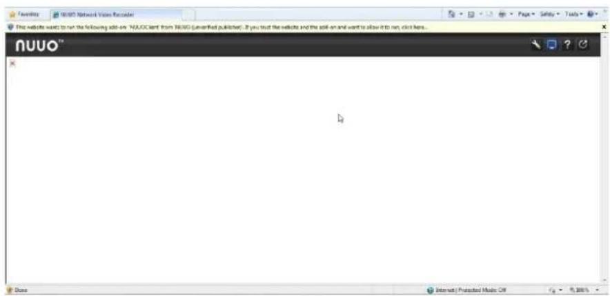 NUUO Crystal NT-4040R - Install ActiveX - 1