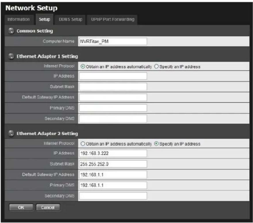 NUUO Crystal NT-4040R - Network Settings - 1
