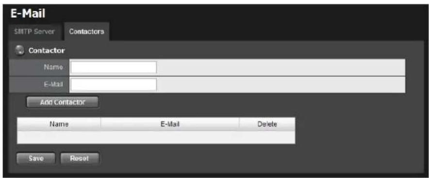 NUUO Crystal NT-4040R - Add Event Contacts - 1