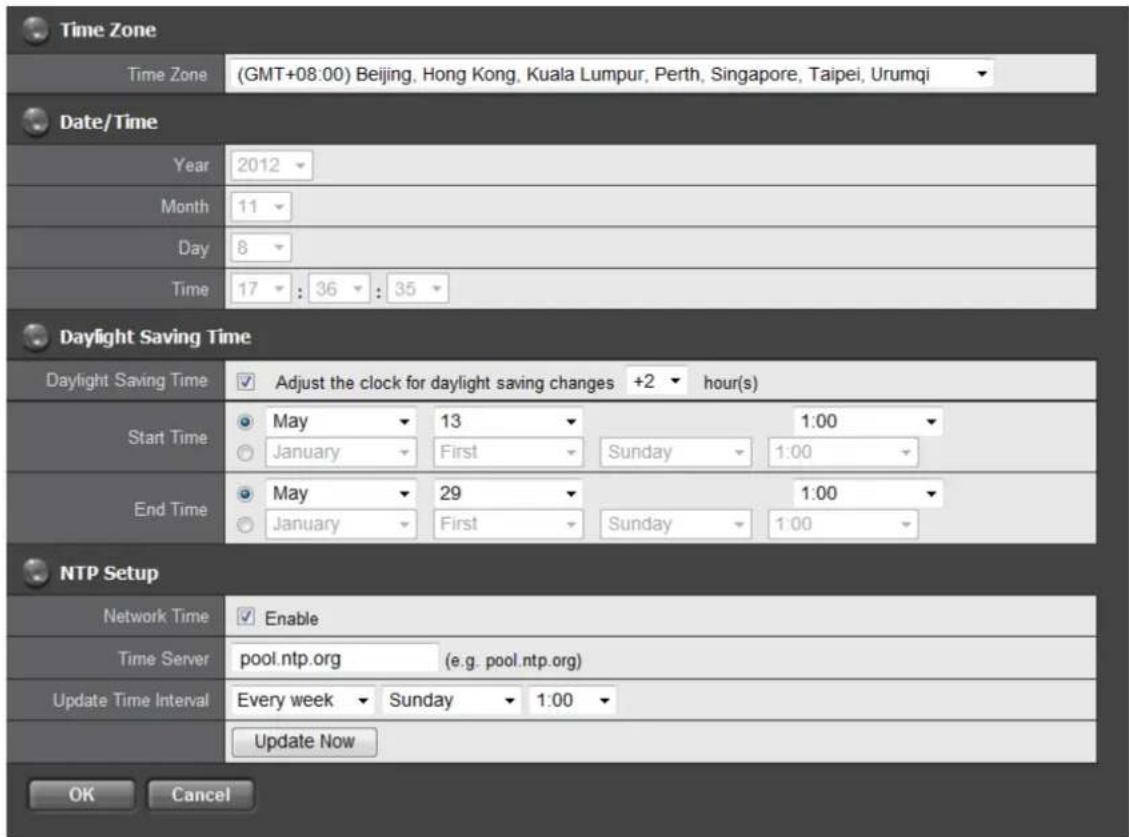 NUUO Crystal NT-4040R - System Date and Time Setup - 1
