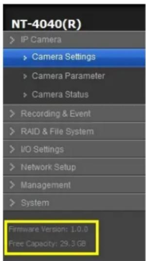 NUUO Crystal NT-4040R - Settings - 3