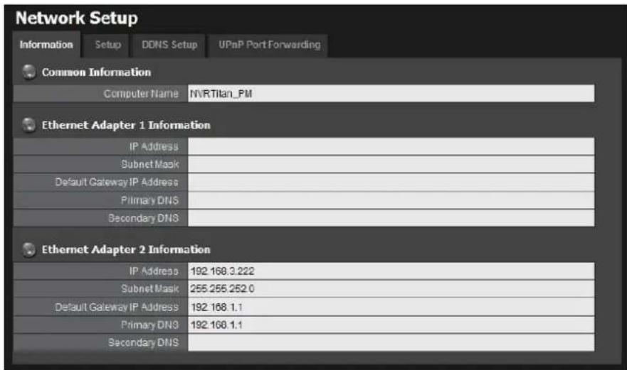 NUUO Crystal NT-4040R - View Network Status - 1