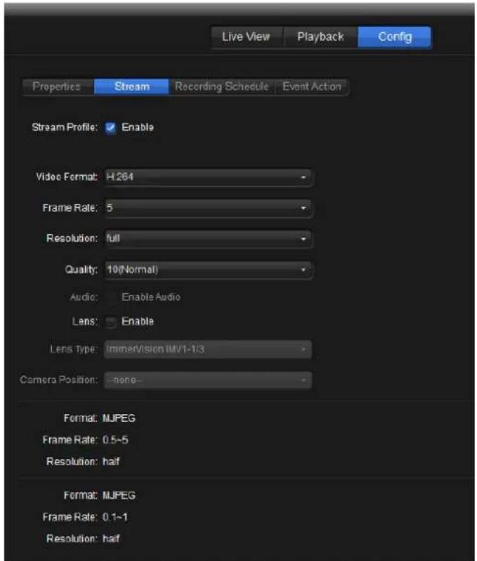 NUUO Crystal CT- 8000R - Click the Stream tab. - 2