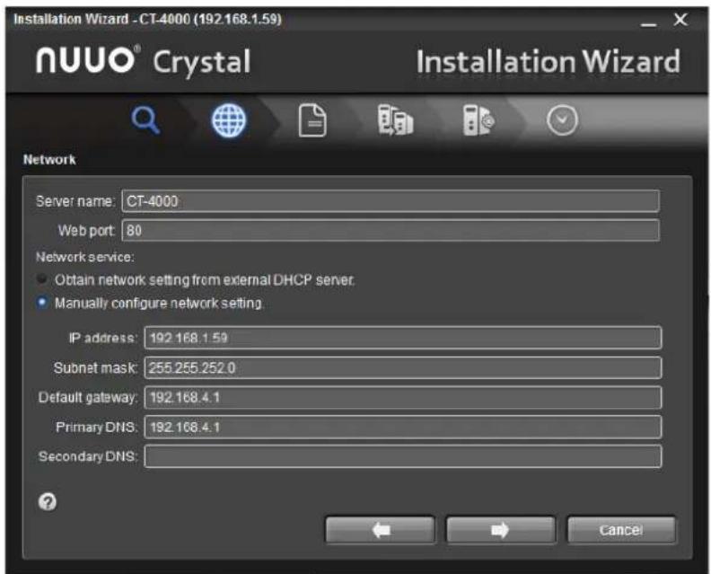 NUUO Crystal CT- 8000R - Step 6: Set up the Unit - 8