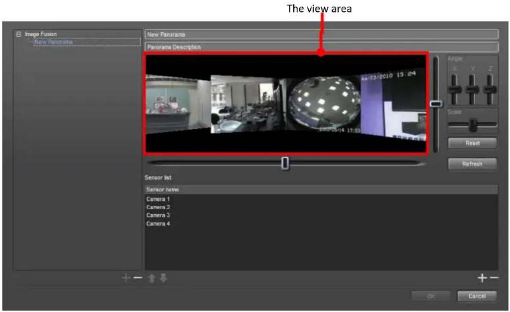NUUO Crystal CT- 8000R - Select the cameras to add to the image fusion. - 2