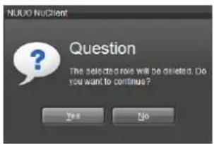 NUUO Crystal CT- 8000R - Delete A Role - 4