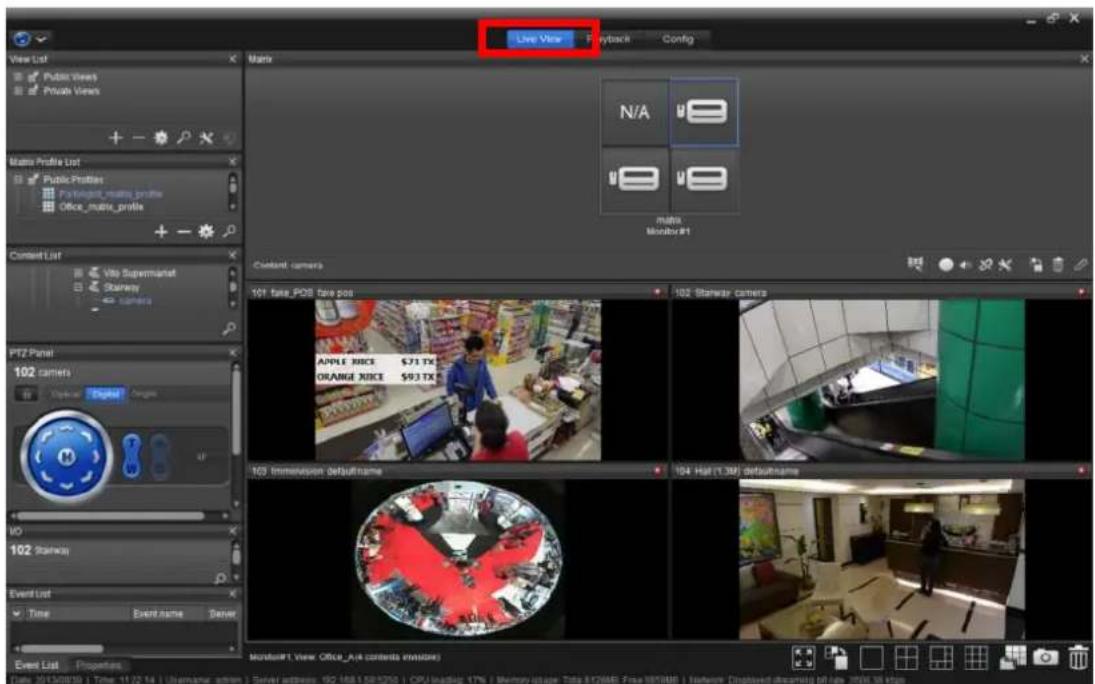 NUUO Crystal CT- 8000R - Add view to Matrix - 1