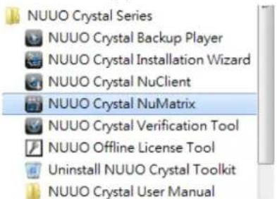 NUUO Crystal CT- 8000R - Matrix Application - 1