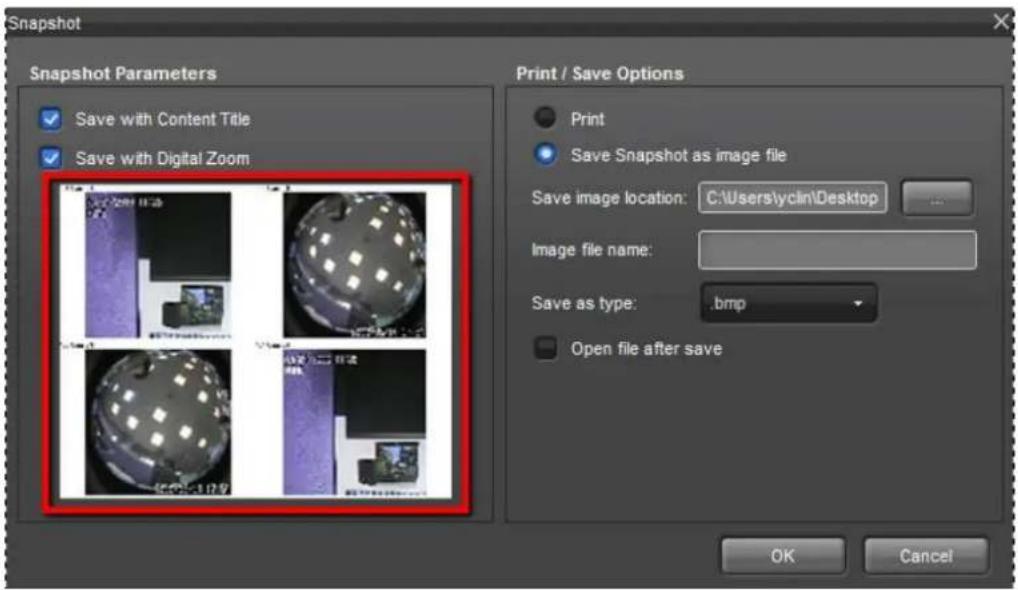 NUUO Crystal CT- 8000R - Snapshot whole view area - 2