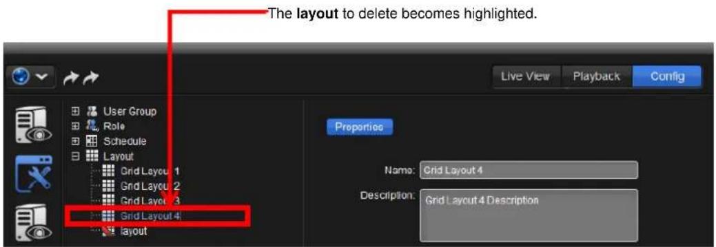 NUUO Crystal CT- 8000R - Click the layout to delete. - 1