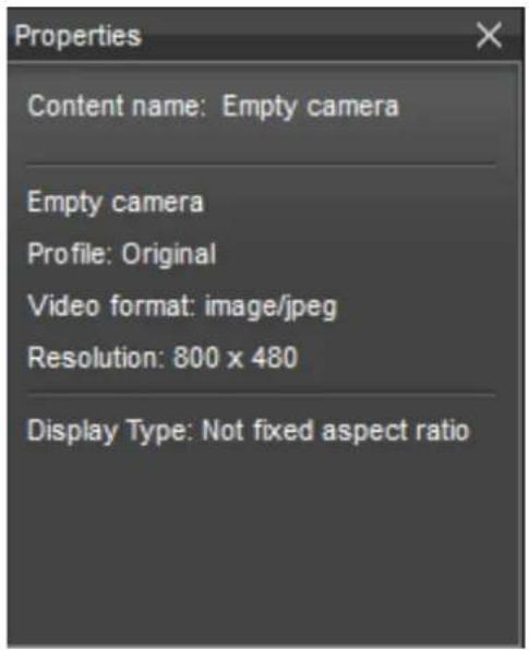 NUUO Crystal CT- 8000R - Content Properties Panel - 1