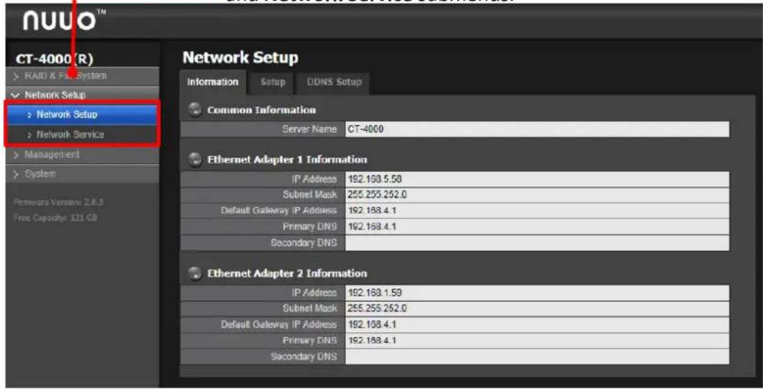 NUUO Crystal CT- 8000R - Network Setup - 1