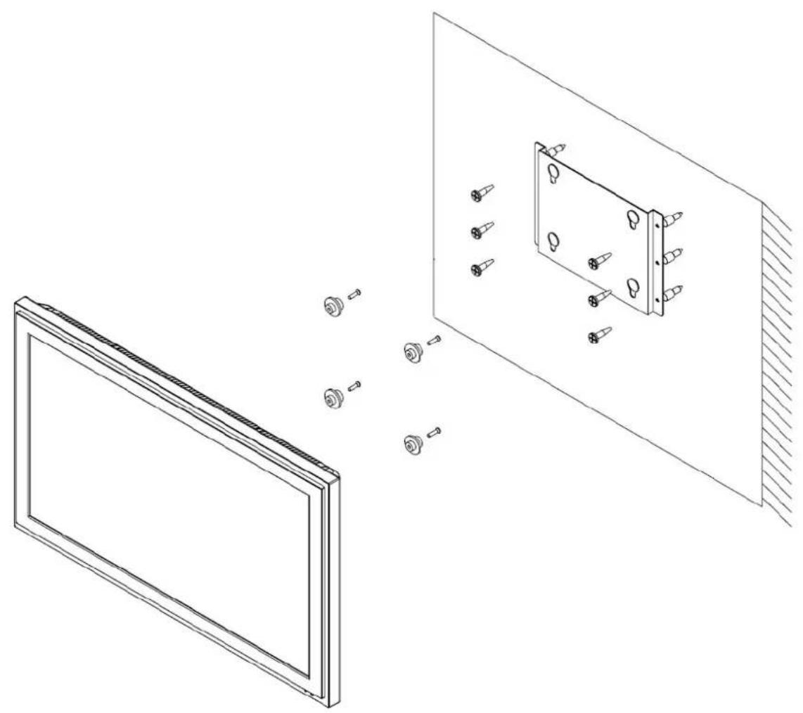 Vicon VM-632LCD-2 - Wall mounting (Optional) - 1