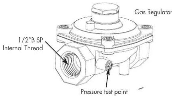 Chef CFG504SBNG - Fitting of Gas Regulator - 1