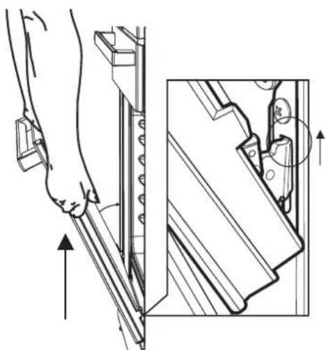Chef CFG504SBNG - Procedure to remove the door - 4