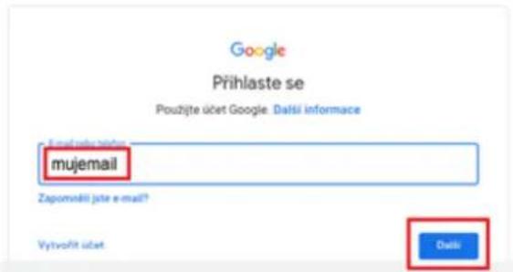 Google Přihlaste se Použijte účet Google: Dalši informace mujemail Zapomněli jate e-mail? Vytvořit účet Dalši