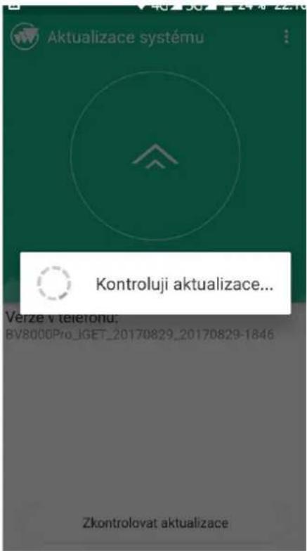 Aktualizace systému Kontroluji aktualizace... Verze v telefonu: BV8000Pro_JGET_20170829_20170829-1846 Zkontrolovat aktualizace