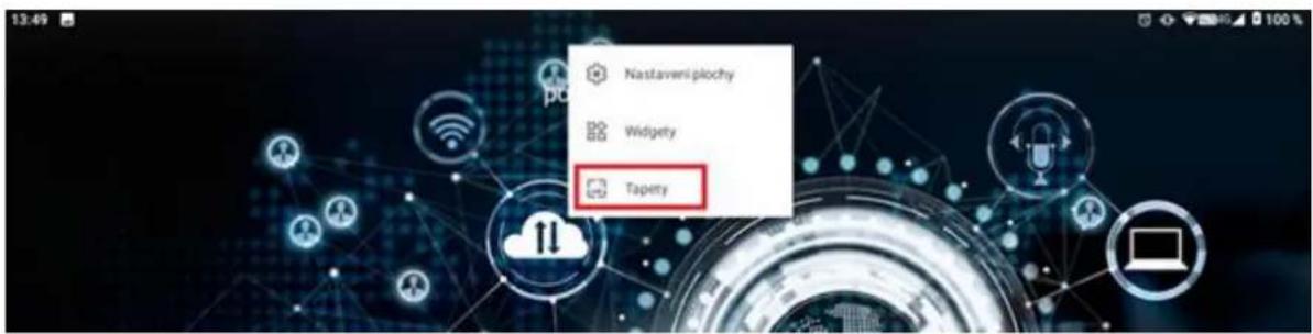 13:49 Nastaveniplochy Widgety Tapety