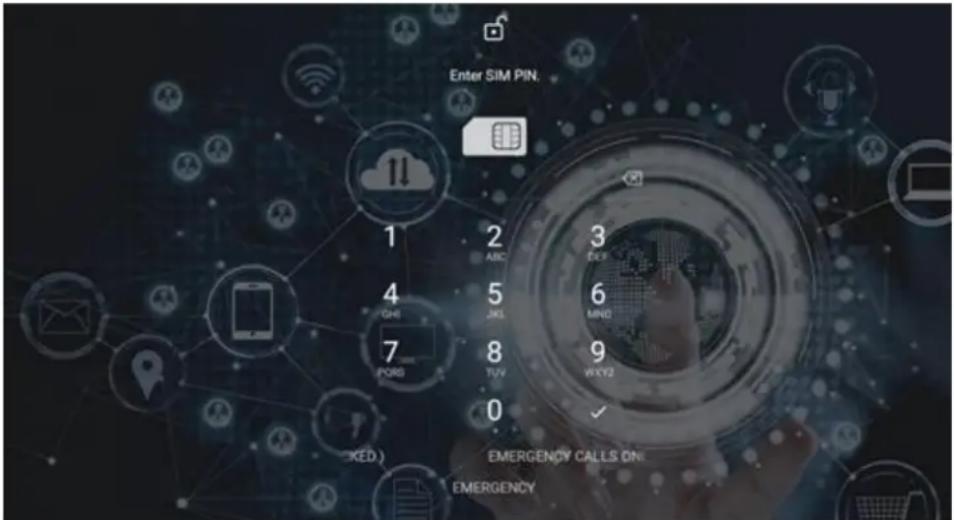 Enter SIM PIN. 1 2 3 4 5 6 7 8 9 0 EMERGENCY CALLS ON EMERGENCY