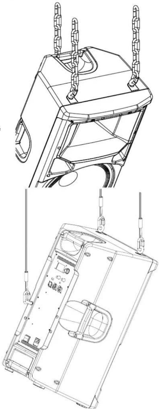 DAS Audio Altea-715 - Flying with eyebolts - 3