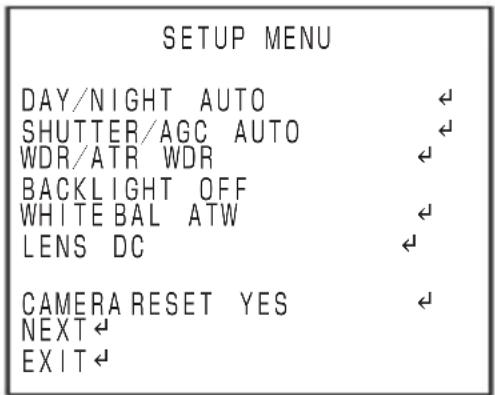 Ikegami ISD-A33S - 8-3-1. SETUP MENU 1/2 - 1