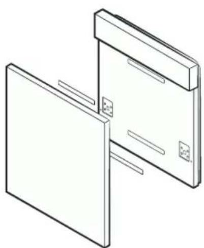 Concept MNV4760 - Dimensions and fastening of the cover plate on the door of the dishwasher - 2
