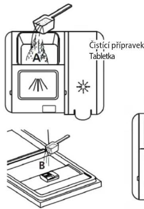 Čistící přípravek Tabletka A B