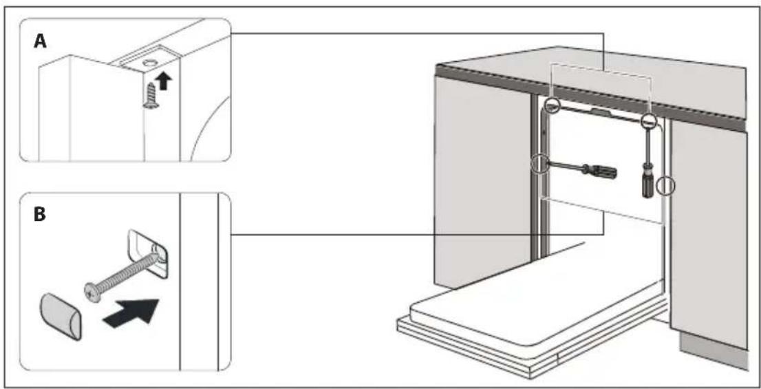 Concept MNV4745 - B – Uchycení do mramorové nebo žulové pracovní desky: - 2