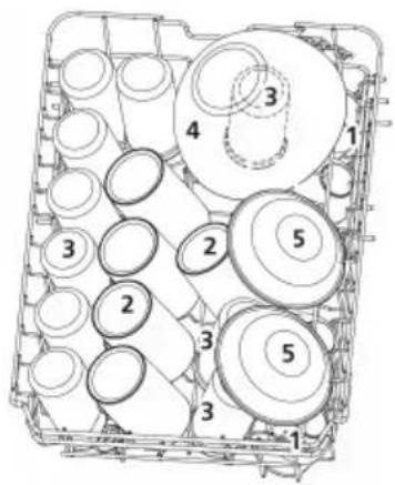 Technical diagram of a mechanical assembly with numbered components, likely for assembly or manufacturing documentation.