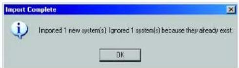 Pelco Digital Sentry DSSRV2-040 - To import systems: - 1