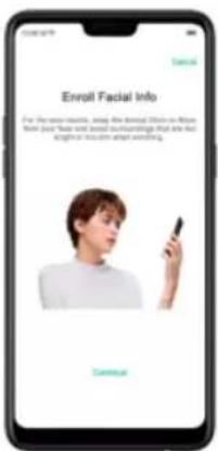 Realme 8s 5G - Enroll a face - 3