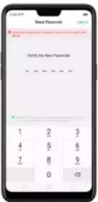 Realme 8s 5G - Use fingerprint to reset passcode - 5