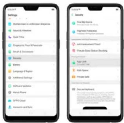 Realme 8s 5G - App Lock - 1