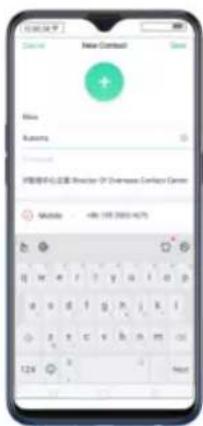 Realme 8s 5G - Scanning names to save on Contacts - 3