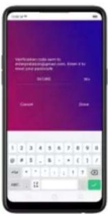 Realme 8s 5G - Reset password with bind security email address - 2