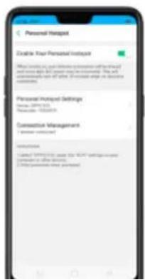 Realme 8s 5G - Share Internet connection and files - 3