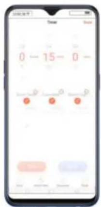 Realme 8s 5G - Customizing timer - 3