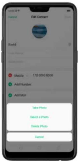 Realme 8s 5G - Assign a photo to a contact or change a contact's photo. - 1