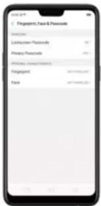 Realme 8s 5G - Fingerprint, Face and Passcode - 2