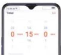 Realme 8s 5G - Customizing timer for Clock app - 12