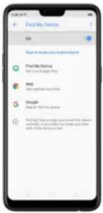 Realme 8s 5G - Activate and use Find my Device. - 4