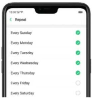 Realme 8s 5G - Preset device on/off time or Automatic on/off - 4