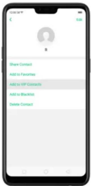 Realme 8s 5G - VIP Contacts - 1