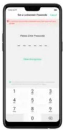 Realme 8s 5G - Lock screen password - 1